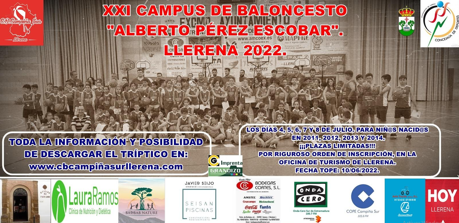 Campaña socios del CB Campiña Sur Llerena 2021-2022